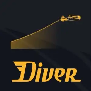 Diver Originals crash game online casino spel